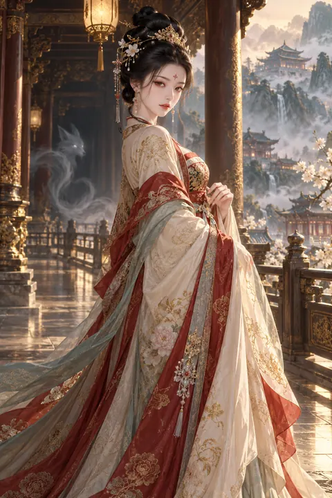 妲己艺术图，非历史复原
