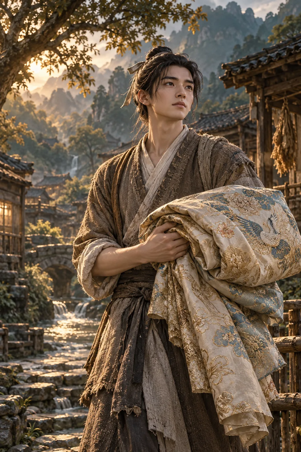 董永艺术想象图,非历史复原