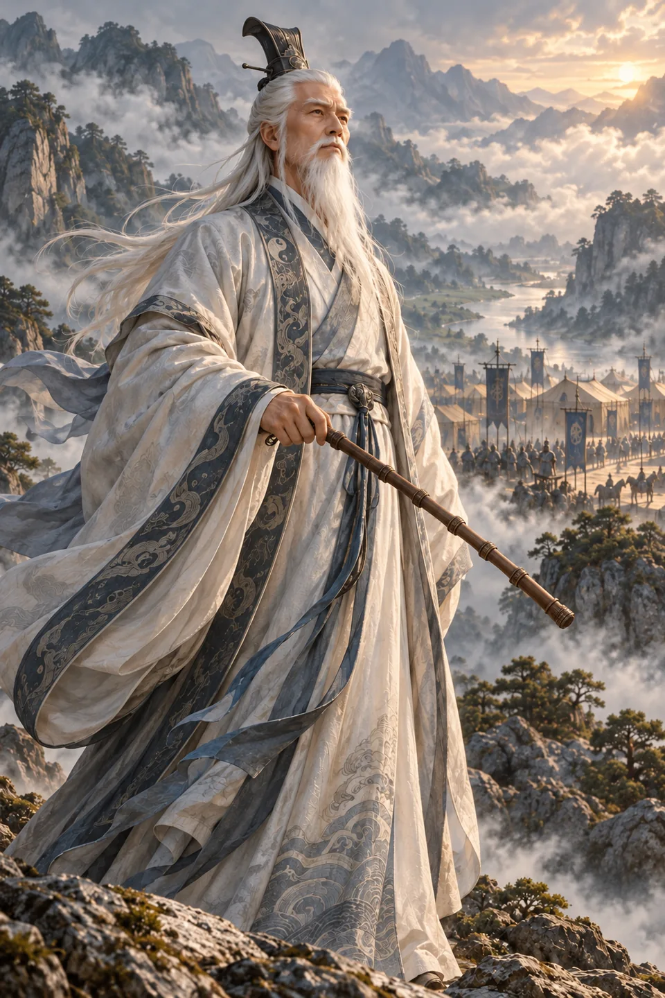 姜子牙艺术想象图,非历史复原