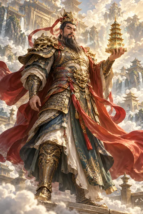 李靖艺术图，非历史复原