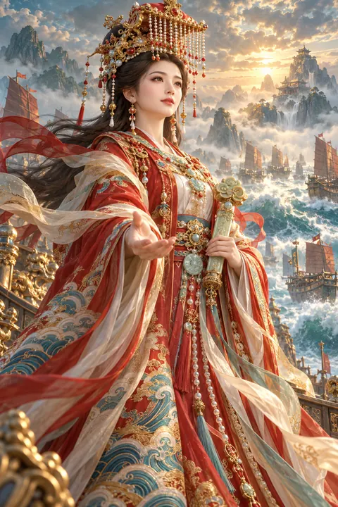 妈祖艺术图，非历史复原