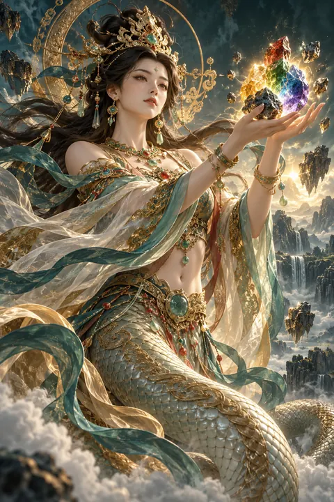 女娲艺术参考图，非事件实景