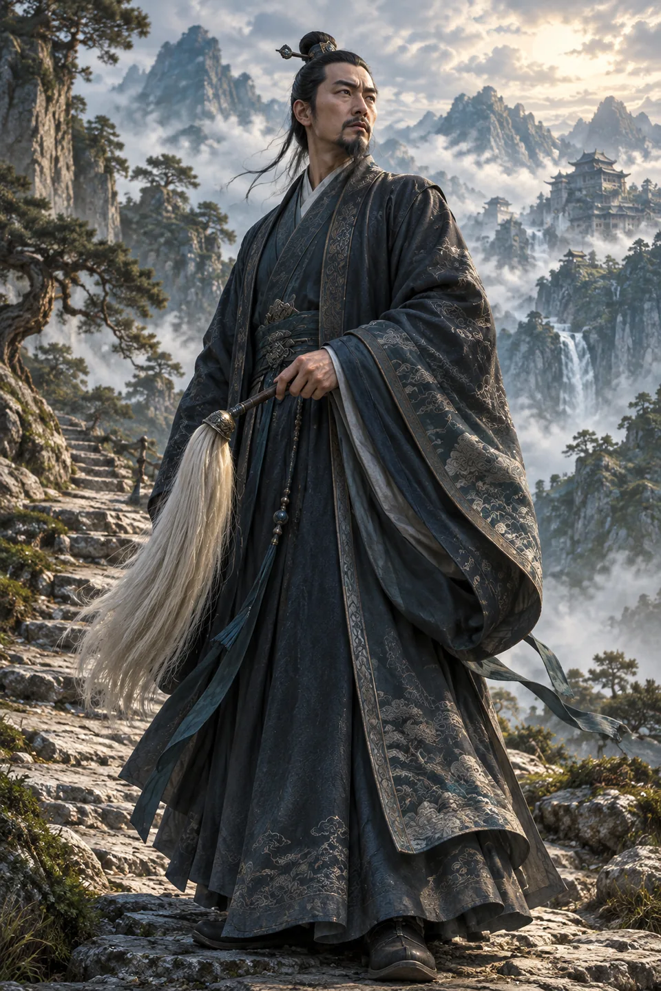申公豹艺术想象图,非历史复原