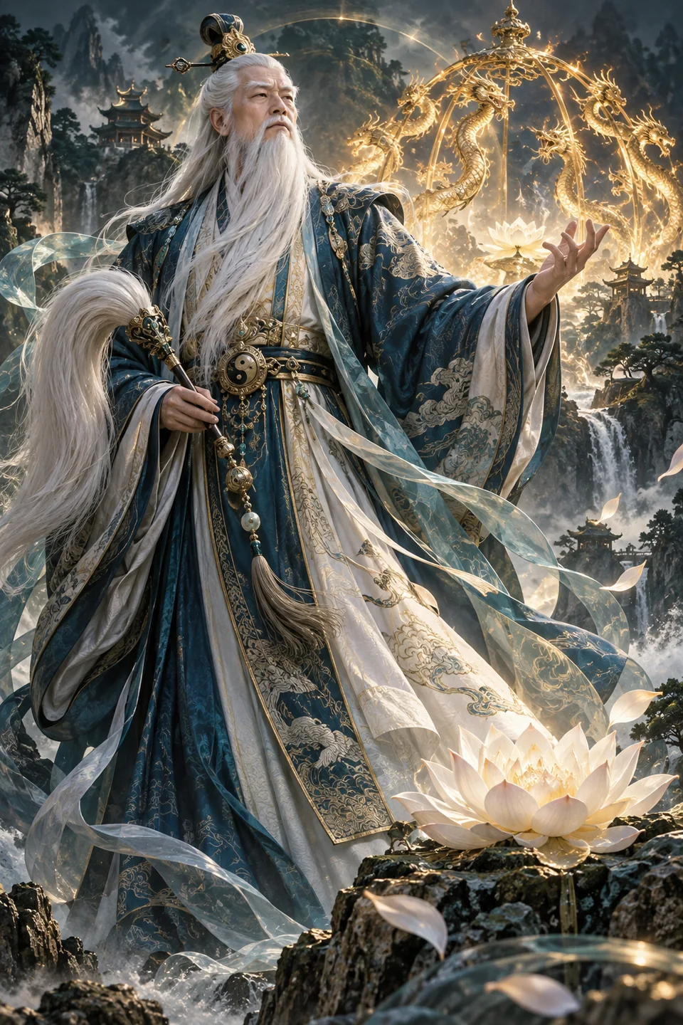 太乙真人艺术想象图,非历史复原