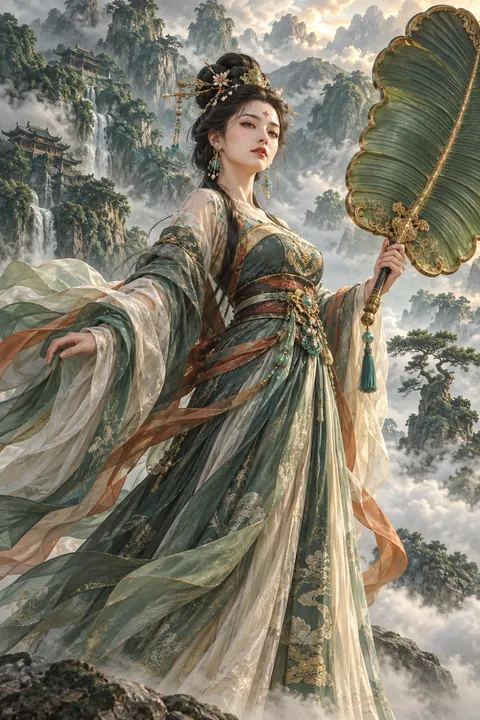 铁扇公主艺术图，非历史复原