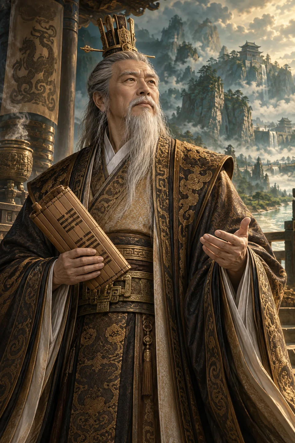 周文王艺术想象图,非历史复原