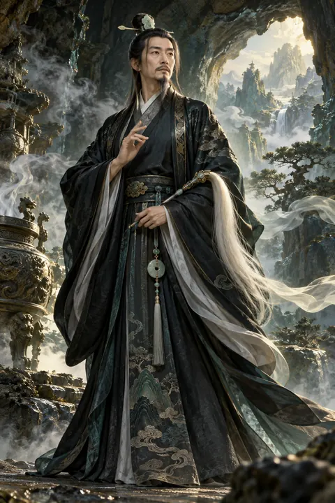 玉鼎真人艺术参考图，非事件实景