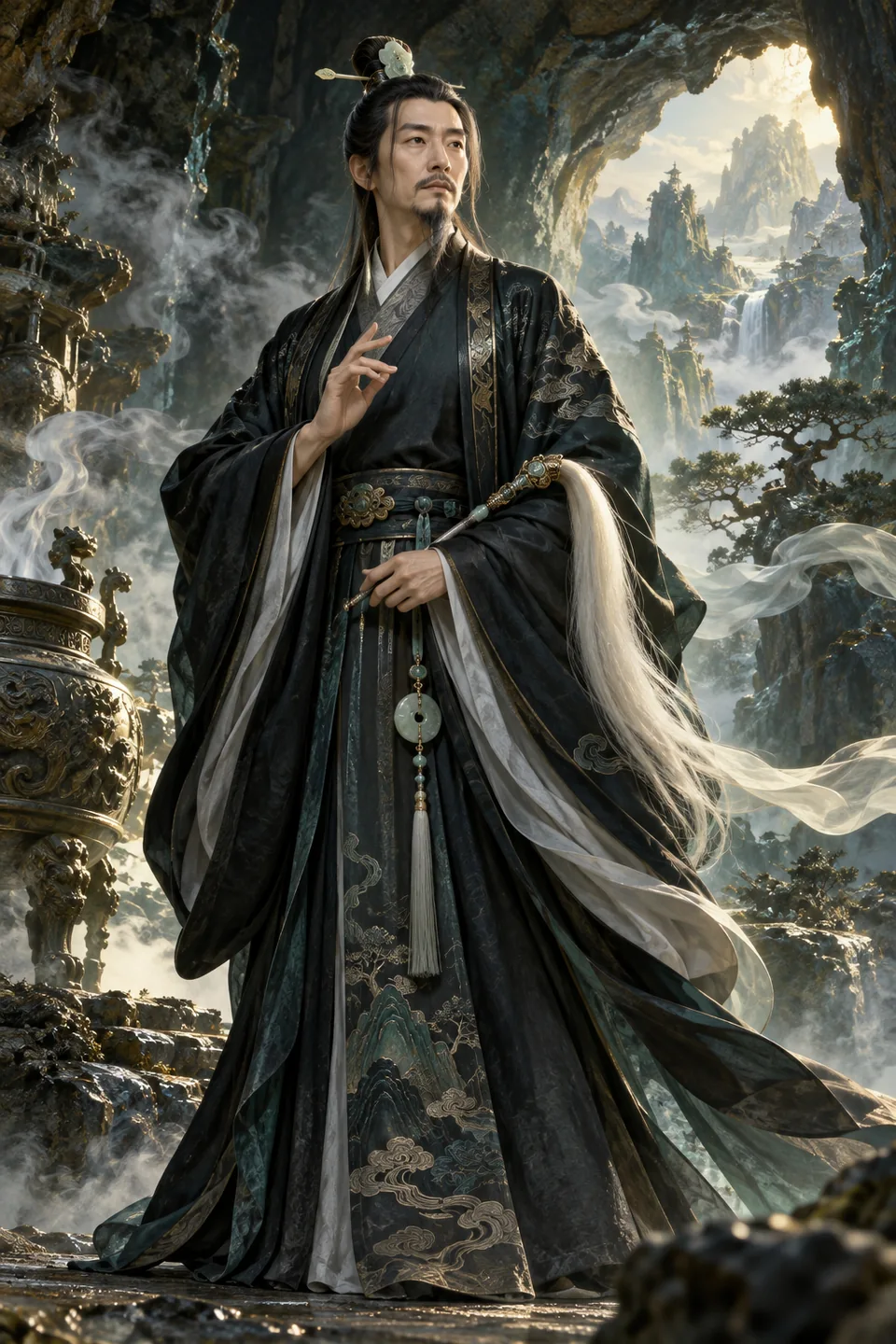 玉鼎真人艺术想象图,非历史复原
