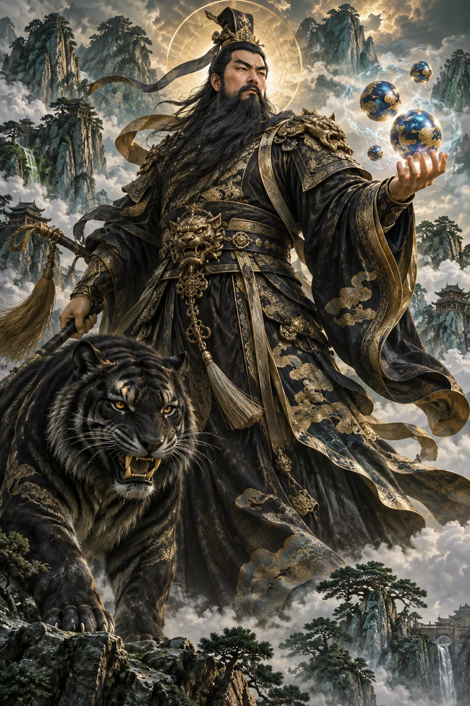 赵公明艺术想象图，非历史复原